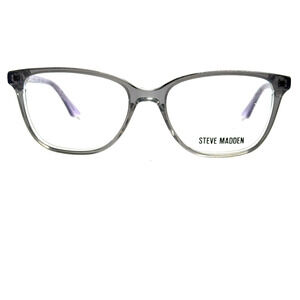 Steve‎ Madden Eyeglasses Frames Airenne Grey Laminate Full Rim H20569